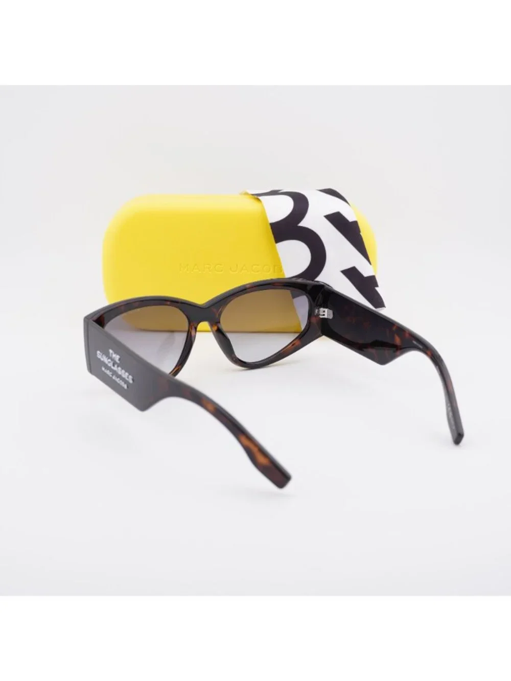 Marc Jacobs MARC 803/S 0086 GB Sunglasses Havana Cat Eye Frame, Grey Lenses